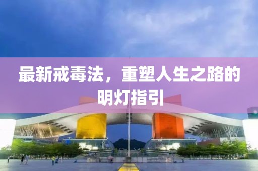 最新戒毒法，重塑人生之路的明灯指引