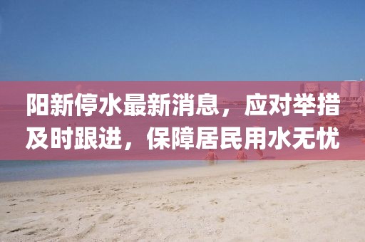 阳新停水最新消息，应对举措及时跟进，保障居民用水无忧
