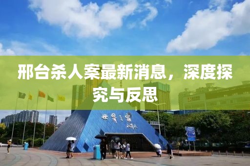 邢台杀人案最新消息，深度探究与反思