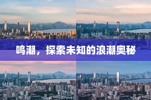 鸣潮，探索未知的浪潮奥秘