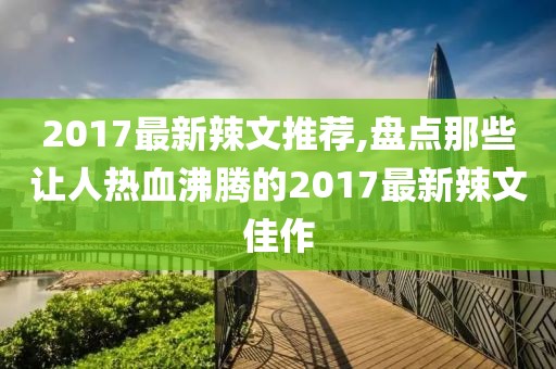2017最新辣文推荐,盘点那些让人热血沸腾的2017最新辣文佳作