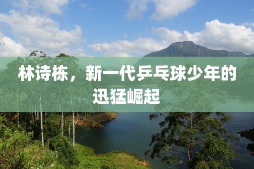林诗栋，新一代乒乓球少年的迅猛崛起