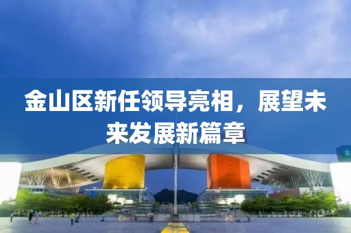 金山区新任领导亮相，展望未来发展新篇章