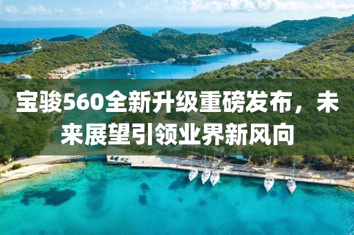 宝骏560全新升级重磅发布，未来展望引领业界新风向