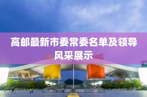 高邮最新市委常委名单及领导风采展示