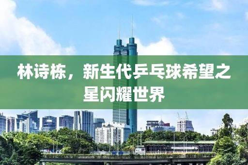 林诗栋