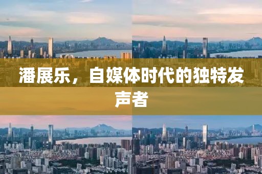 潘展乐，自媒体时代的独特发声者