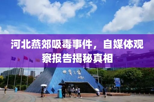河北燕郊吸毒事件，自媒体观察报告揭秘真相