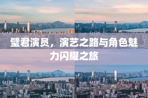 璧君演员，演艺之路与角色魅力闪耀之旅