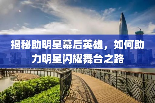 揭秘助明星幕后英雄，如何助力明星闪耀舞台之路