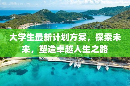 大学生最新计划方案，探索未来，塑造卓越人生之路