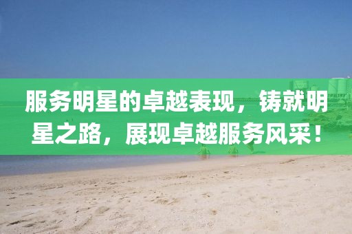 服务明星的卓越表现，铸就明星之路，展现卓越服务风采！