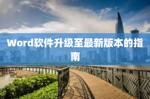 Word软件升级至最新版本的指南