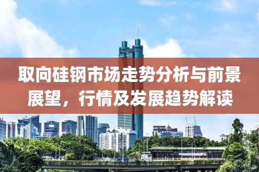 取向硅钢市场走势分析与前景展望，行情及发展趋势解读