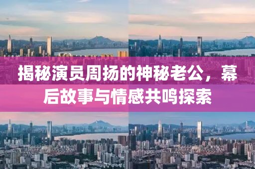 揭秘演员周扬的神秘老公，幕后故事与情感共鸣探索