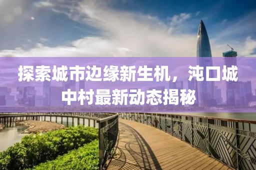 探索城市边缘新生机，沌口城中村最新动态揭秘