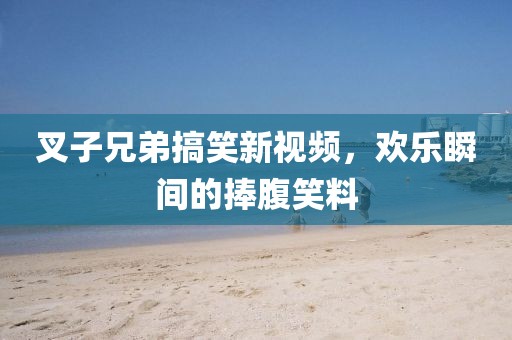 叉子兄弟搞笑新视频，欢乐瞬间的捧腹笑料