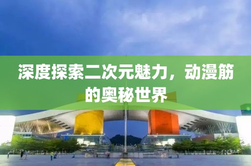 深度探索二次元魅力，动漫筋的奥秘世界