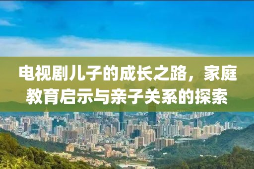 电视剧儿子的成长之路，家庭教育启示与亲子关系的探索