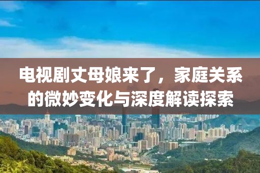 电视剧丈母娘来了，家庭关系的微妙变化与深度解读探索