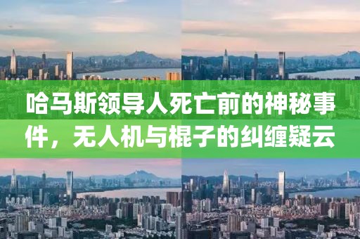 哈马斯领导人死前疑向无人机扔棍子热
