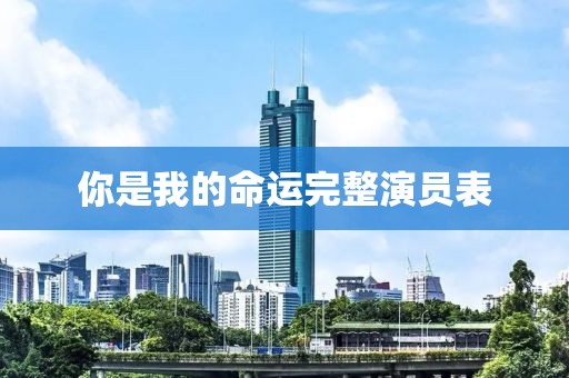 你是我的命运完整演员表