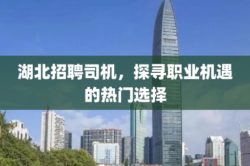 湖北招聘司机，探寻职业机遇的热门选择