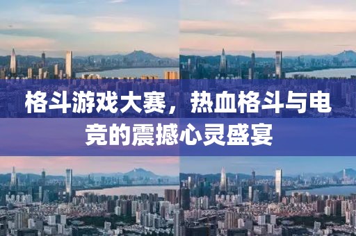 格斗游戏大赛，热血格斗与电竞的震撼心灵盛宴