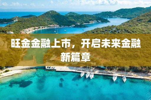 旺金金融上市，开启未来金融新篇章