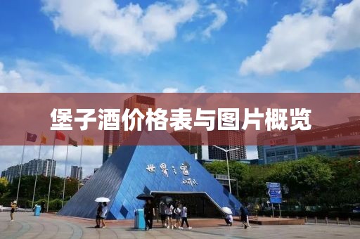 堡子酒价格表与图片概览