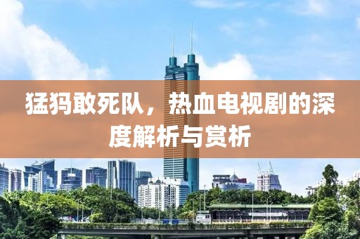 猛犸敢死队，热血电视剧的深度解析与赏析