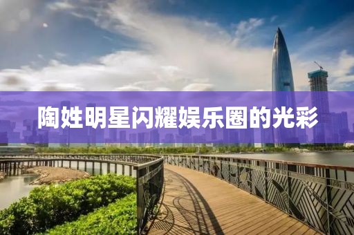 陶姓明星闪耀娱乐圈的光彩