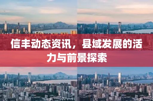 信丰动态资讯，县域发展的活力与前景探索