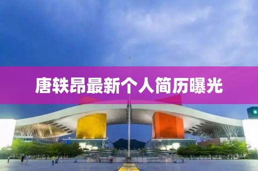 唐轶昂最新个人简历曝光