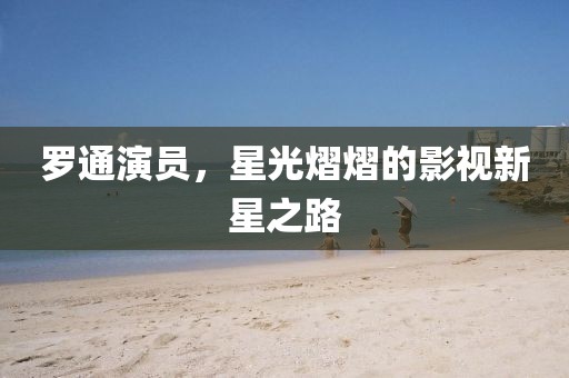 罗通演员，星光熠熠的影视新星之路