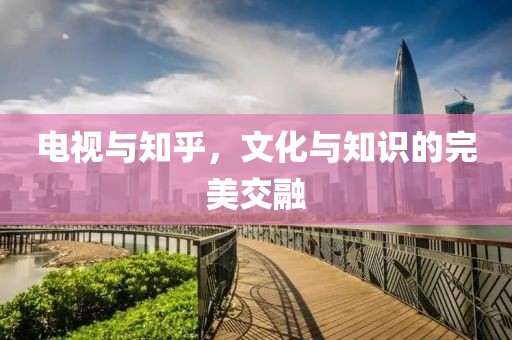 电视与知乎，文化与知识的完美交融
