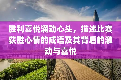 胜利喜悦涌动心头，描述比赛获胜心情的成语及其背后的激动与喜悦