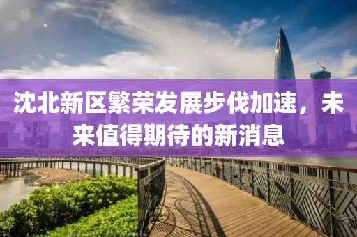 沈北新区繁荣发展步伐加速，未来值得期待的新消息