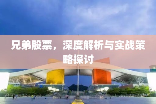 兄弟股票，深度解析与实战策略探讨
