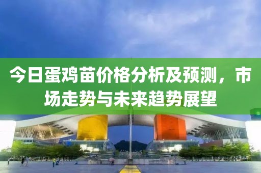 今日蛋鸡苗价格分析及预测，市场走势与未来趋势展望