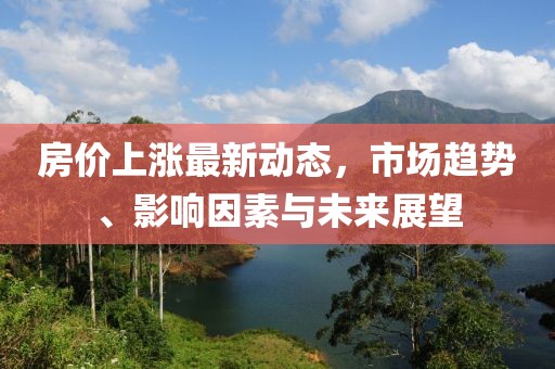 房价上涨最新动态，市场趋势、影响因素与未来展望