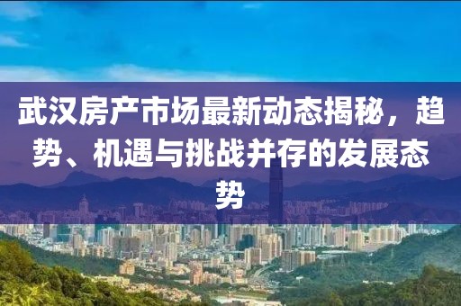 武汉房产市场最新动态揭秘，趋势、机遇与挑战并存的发展态势