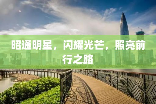 昭通明星，闪耀光芒，照亮前行之路
