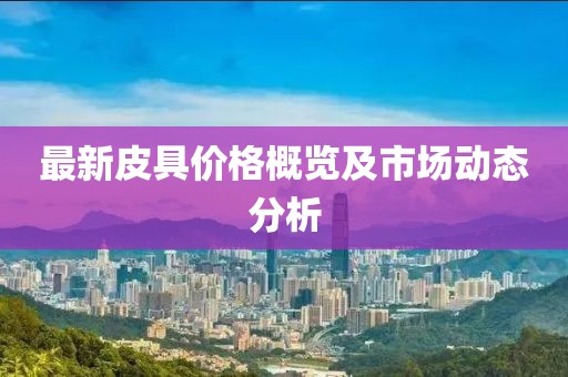 最新皮具价格概览及市场动态分析