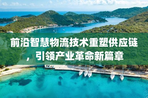 前沿智慧物流技术重塑供应链，引领产业革命新篇章