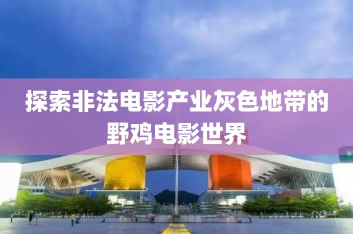 探索非法电影产业灰色地带的野鸡电影世界