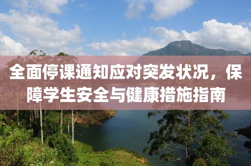 全面停课通知应对突发状况，保障学生安全与健康措施指南
