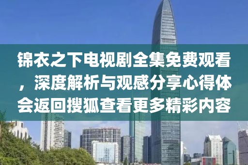 锦衣之下电视剧全集免费观看，深度解析与观感分享心得体会返回搜狐查看更多精彩内容