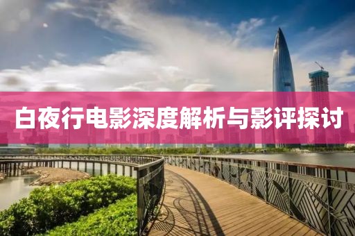 白夜行电影深度解析与影评探讨