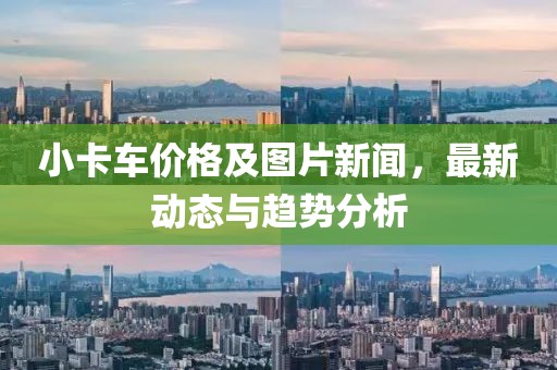 小卡车价格及图片新闻，最新动态与趋势分析